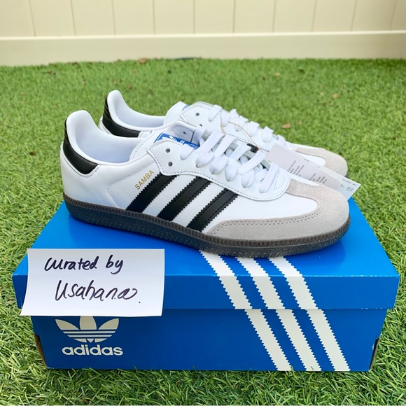 Adidas originals OG samba retro white black shoes - Picture 2 of 6